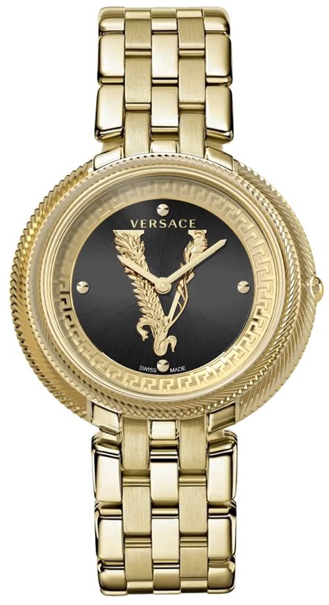 versace thea black dial ladies watch|Versace Thea Watch, 38mm .